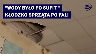 Kłodzko Jelenia Góra  tam już sprzątają po powodzi Relacje reporterów TVN24 [upl. by Wilow]