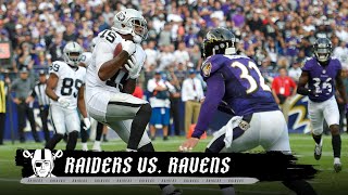 Raiders’ AllTime Memorable Highlights vs Baltimore Ravens  NFL [upl. by Brownson]