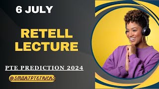 PTE RETELL LECTURE July 2024  Retell lecture Templates July 2024 [upl. by Mota]