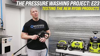 The Pressure Washing Project E23  Testing The New Ryobi Products [upl. by Porty]