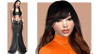 Saniya Lee  SIMS 4 CAS  CC Folder and Sim Download [upl. by Thaddeus]