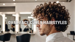 OVAL FACE CURLY HAIRSTYLES MALE  Style Your Dreams curlyhairstyles [upl. by Manwell]