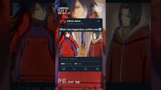 WHEN TWO LEGENDARY UCHIHA MET shorts madara itachi edit anime [upl. by Diella]