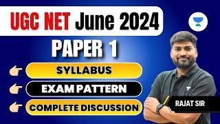 UGC NET June 2024 paper 1  Syllabus  Exam Pattern  Unacademy UGC NET [upl. by Anihsat]