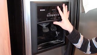 How to fix a dripping water dispenser  refrigerator repair Kenmore Whirlpool Supco [upl. by Alyehc603]