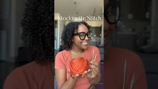 How to Stockinette Stitch  Knit Tutorial  knit knittutorial knitting [upl. by Tanya]