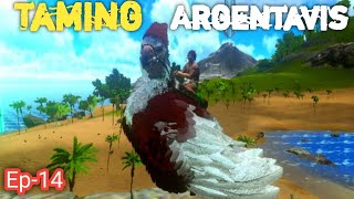 Ark Survival Evolved Mobile  Tame Argentavis  Make Argentavis Saddle  Ep14  Hindi [upl. by Erised]