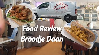 Food Review Broodje Daan  Broodje Hete Kip en Surinaamse Broodje kerrie Kip [upl. by Lorry992]