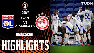 HIGHLIGHTS  Lyon vs Olympiacos  UEFA Europa League 202425  TUDN [upl. by Shepard]