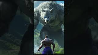 The Giant Hulk VS Giant Wolves Epic Monster Battle AI Enhanced movie epicbattle movieclip [upl. by Barbur]