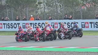 Moto gp Barcelone 2024 warm up motos 1 et parade des pilotes [upl. by Oile]