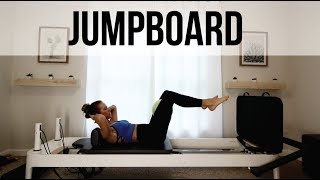 Jumpboard Reformer Pilates Workout [upl. by Tnilk]