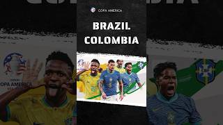 美洲杯预测：巴西vs哥伦比亚，巴西原形毕露？ copaamerica [upl. by Aihsela]