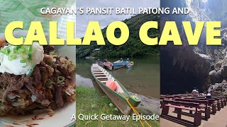 CAGAYAN  Quick Sidetrip to Callao Cave Pansit Batil Patong [upl. by Nyleuqcaj]