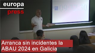 El examen de Lengua Gallega inaugura la ABAU con un texto sobre el Samaín [upl. by Sallad909]