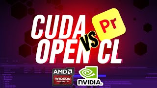 GPU Acceleration  OpenCL vs CUDA  Premiere Pro Tutorial [upl. by Vorfeld]