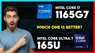 Intel Core i7 1165G7 vs Intel Core Ultra 7 165U Comparison [upl. by Elleb]