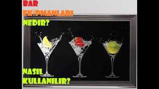 Bar ekipmanları nedir ve Nasıl kullanılır  Evinizde kokteyl yaparken hangi ekipmanlar gerekir [upl. by Dryden]