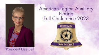 Florida American Legion Auxiliary Fall Conference 2023 [upl. by Eetnahc]