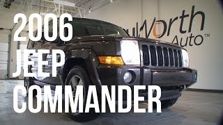 2006 Jeep Commander  Panoramic Moonroof  Parking Sensors  TruWorth Auto [upl. by Idok]