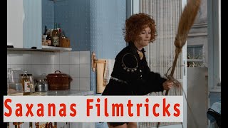 Einer der Filmtricks aus dem Fantasyfilm quotSaxana  Das Mädchen auf dem Besenstielquot 1971 [upl. by Enialed455]