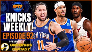 Jalen Brunson Foul Controversy  Did Josh Hart Sound The Alarm  Knicks Weekly [upl. by Aseram]