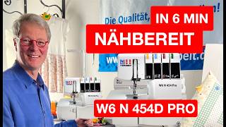 WERTARBEIT Overlock W6 N 454D Pro – Die AllinOne Overlock für Perfekte Nähprojekte [upl. by Kancler170]