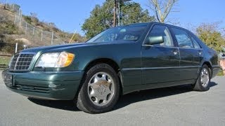 W140 Mercedes Benz SClass S600 S500 S420 V8 1 Owner Car Guy W 140 72K Orig Miles [upl. by Melinda818]