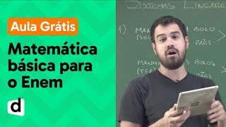 AO VIVO  MATEMÁTICA BÁSICA PARA MANDAR BEM NO ENEM 2019  DESCOMPLICA [upl. by Rednaeel]