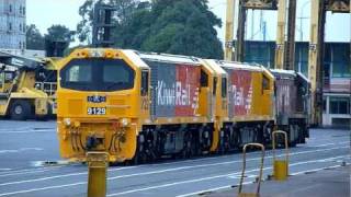 New KiwiRail DL Locomotives Final Delivery [upl. by Eniarrol]