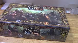 A Song of Ice and Fire  Stark vs Lannister Starter Set [upl. by Tammy212]