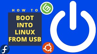 How to BOOT into linux from usb 2024 [upl. by Henig]