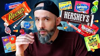 Ranking 60 Halloween Candies  Ranked with Babish [upl. by Anaitit]