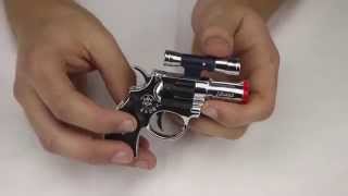 Laser Pointer Revolver Butane Torch Lighter  Buylighterscom [upl. by Pirzada733]