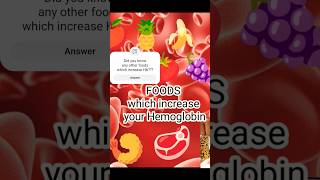 Food increase Hemoglobinshotslike treandingdailyshortsshortvideoeducationstudentswatchdmlt [upl. by Nytram]