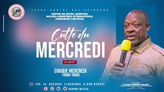 Direct  CULTE DU MERCREDI 27 MARS 2024 Avec Ev claude kabundi walesa [upl. by Aisemaj26]