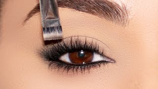 How This 1 Flat Brush can help YOU create the Sultry Red Carpet Smokey Eye [upl. by Jessalin373]