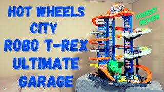 Hot Wheels Ultimate Garage  Hot Wheels City Robo TRex Ultimate Garage Parent Review [upl. by Niven]