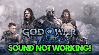 God Of War Ragnarok Fix SoundAudio Not Working CracklingDistortedPopping Audio Problem [upl. by Shornick]