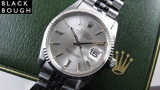 Rolex Oyster Perpetual Datejust Ref 16014 steel vintage wristwatch circa 1983 [upl. by Aneek594]