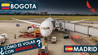 Trip report  COMO ES VOLAR CON AVIANCA  avianca Boeing 787  Bogota BOG – Madrid MAD  ECONOMY [upl. by Lirrad]