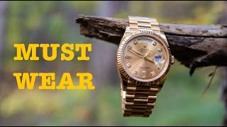 Rolex DayDate Yellow Gold 36mm Wins [upl. by Cir]