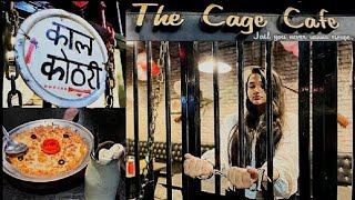 The Cage cafe  Best Jail themed cafe in Delhi [upl. by Yenaled]