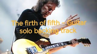 The Firth of Fifth  Guitar solo backing track [upl. by Maximilian]