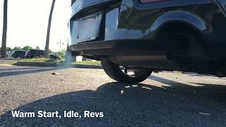 Mazdaspeed 3 Downpipe Revs and Acceleration [upl. by Lyudmila]