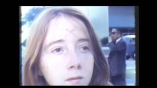 Charles Manson Family Girls Lynette Squeaky Fromme and Sandra Blue Good Vigil during Trial 1970 rare [upl. by Aseen]