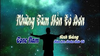 karaoke Những Tâm Hồn Cô Đơn tone Nam🎤 [upl. by Etteiram407]