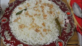 ঝরঝরে সাদা পোলাও রাইস টিপস সহ রেসিপি ।। Plain Polao  Pilau Rice Recipe ।। বাসমতি চালের পোলাও [upl. by Joby]