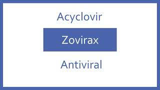 Acyclovir Pronunciation  Generic Name Brand Name Indication Top 200 Drugs PTCB PTCE NCLEX Test [upl. by Atterg607]