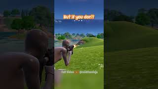 Aggressiveness is SAFER than passiveness fortnite tips fortnitecompetitive fortnitetips [upl. by Leaj464]